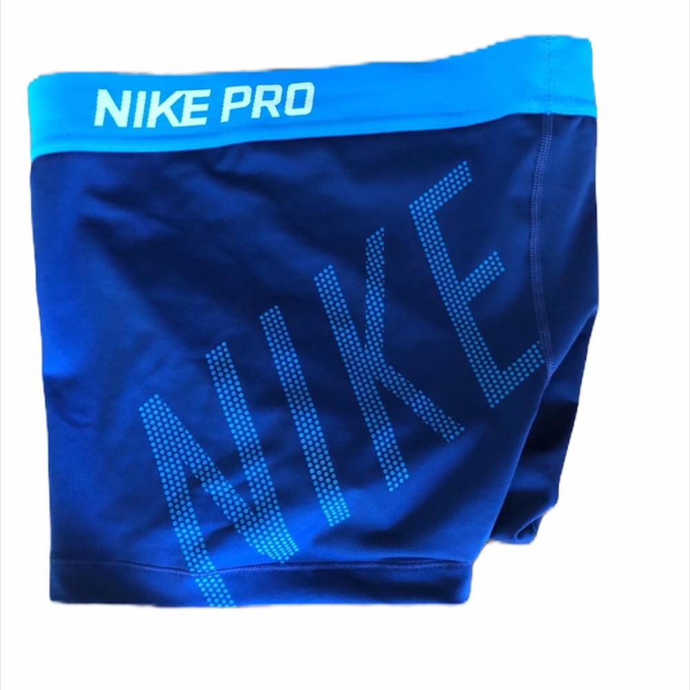 Nike Pro blue spandex